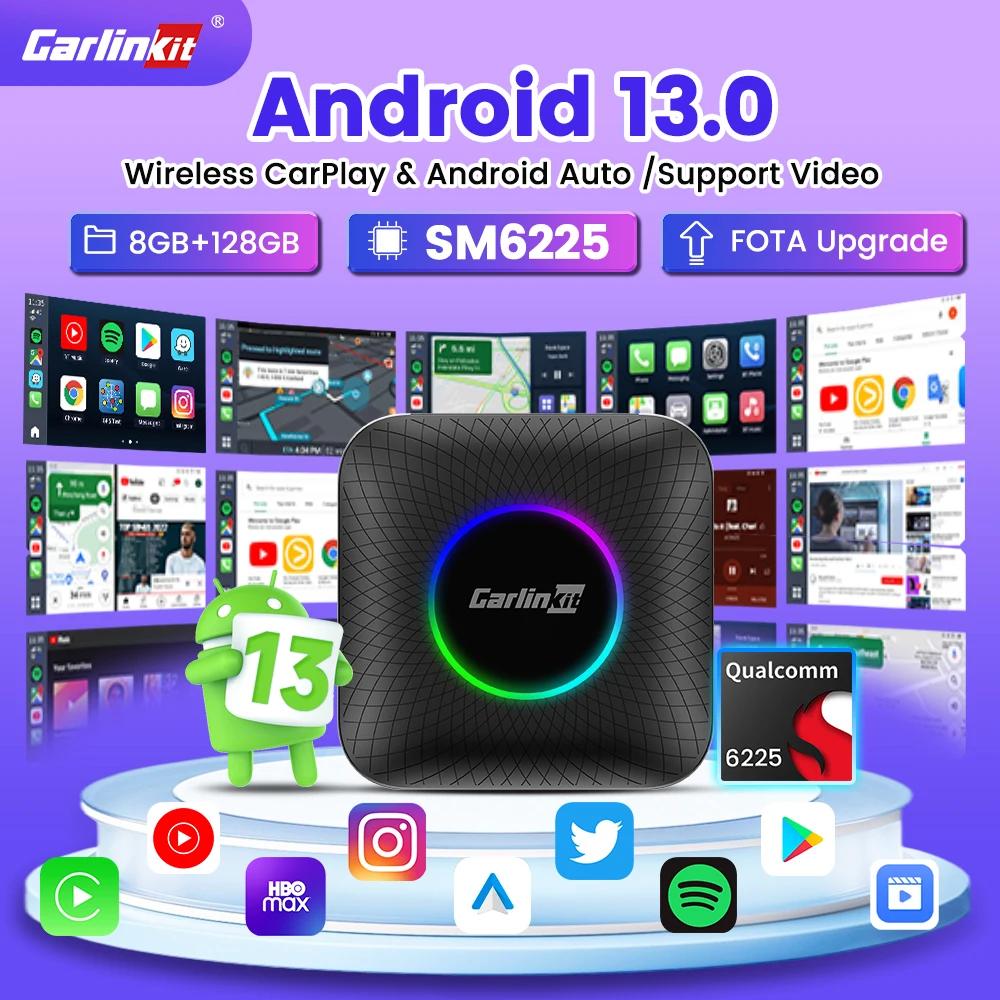 Carlinkit Ʈ Ai ڽ, ȵ̵ 13,  ȵ̵ ڵ , Qcm6225, 8 ھ, Ʃ, ø, Ai ڽ, ڵ 緯, 8 + 128GB
